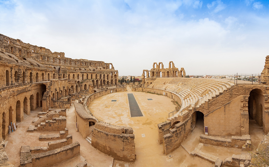 Image showing ancient architecture in Tunisia

